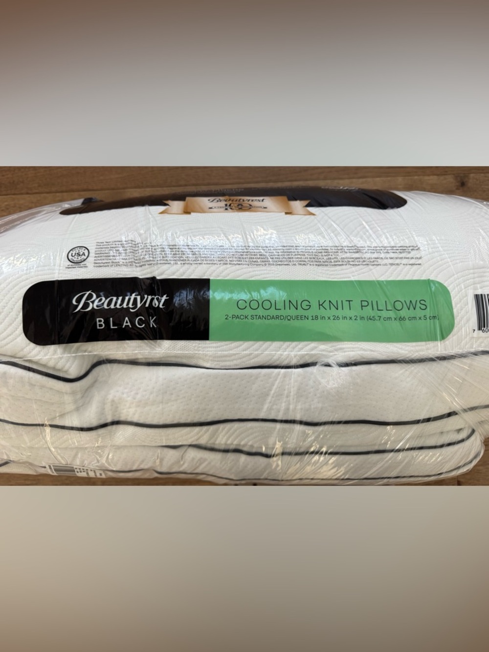 🎉LAST CHANCE🎉BEAUTYREST BLACK
2pk Luxurious CoolingKnit Down Alternative Pillows - Picture 6 of 12